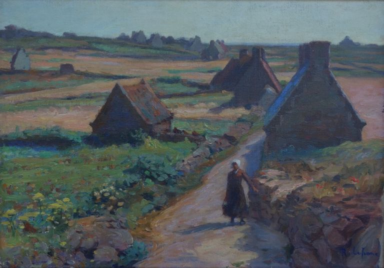 Raymond Lefranc - La lande à Ploumanach - galerie Stephan-expertise